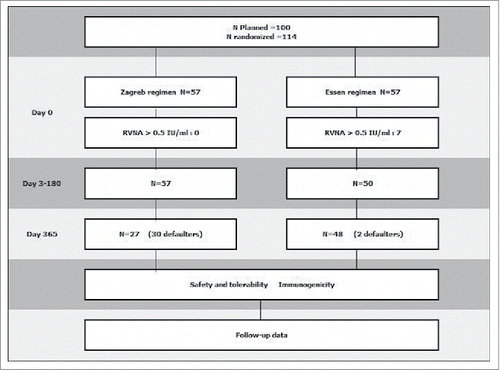 Figure 1. Flow diagram of the trial.