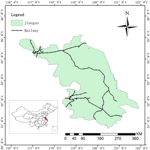 Figure 1 A map of the study area. Source: Author