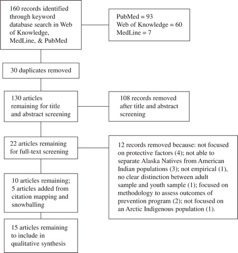 Fig. 3.  Search strategy and results.