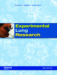 Cover image for Experimental Lung Research, Volume 41, Issue 6, 2015