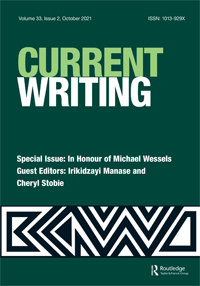 Cover image for Current Writing: Text and Reception in Southern Africa, Volume 33, Issue 2, 2021