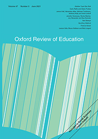 Cover image for Oxford Review of Education, Volume 47, Issue 3, 2021