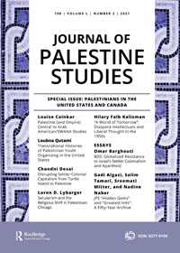 Cover image for Journal of Palestine Studies, Volume 50, Issue 2, 2021