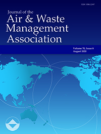 Cover image for Journal of the Air & Waste Management Association, Volume 70, Issue 8, 2020