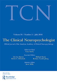 Cover image for The Clinical Neuropsychologist, Volume 21, Issue 6, 2007