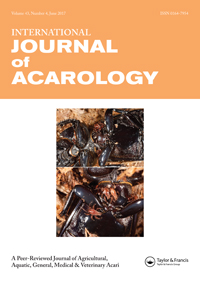 Cover image for International Journal of Acarology, Volume 43, Issue 4, 2017