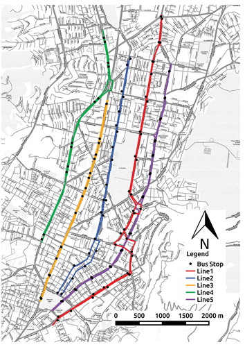 Figure 2. DMQ BRT scenario.