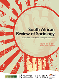 Cover image for South African Review of Sociology, Volume 46, Issue 2, 2015