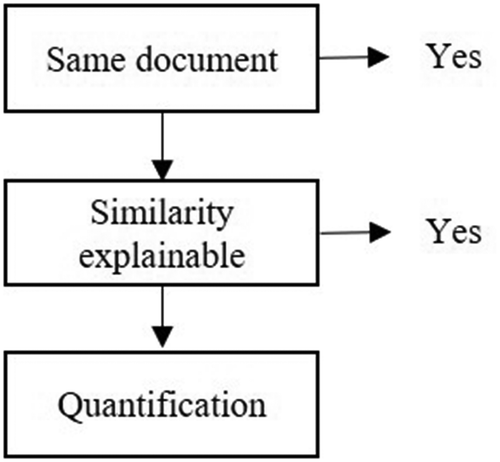 Figure 3. Similarity assessment procedure