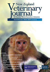 Cover image for New Zealand Veterinary Journal, Volume 66, Issue 2, 2018