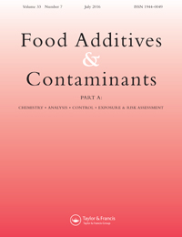 Cover image for Food Additives & Contaminants: Part A, Volume 33, Issue 7, 2016