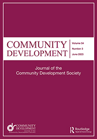 Cover image for Community Development, Volume 54, Issue 3, 2023