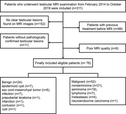 Figure 1 Flowchart for patient selection.