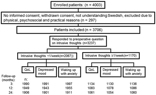 Figure 1. Flow chart of patients included in the study.