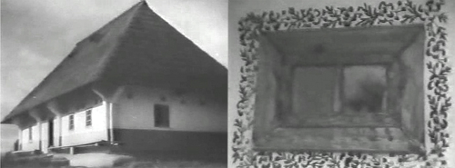 Figure 6. A Hutsul khata. Stills from Bukovyna is a Ukrainian Land.