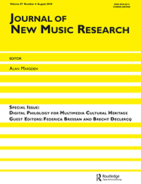 Cover image for Journal of New Music Research, Volume 47, Issue 4, 2018