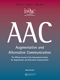 Cover image for Augmentative and Alternative Communication, Volume 35, Issue 1, 2019