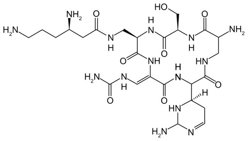 Figure 3 Structure of capreomycin.