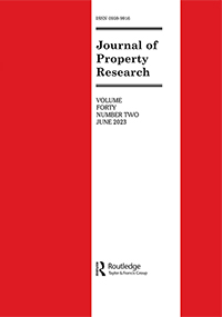 Cover image for Journal of Property Research, Volume 40, Issue 2, 2023