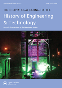 Cover image for The International Journal for the History of Engineering & Technology, Volume 87, Issue 2, 2017