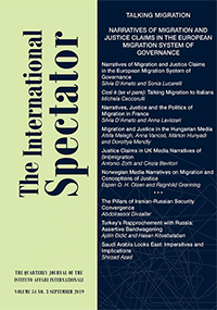 Cover image for The International Spectator, Volume 54, Issue 3, 2019