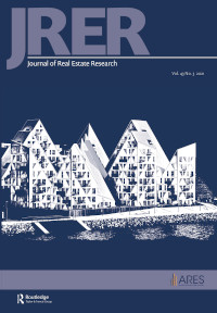 Cover image for Journal of Real Estate Research, Volume 43, Issue 3, 2021