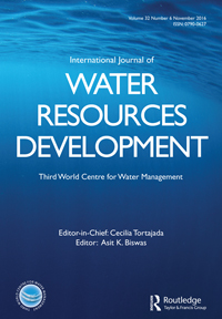 Cover image for International Journal of Water Resources Development, Volume 32, Issue 6, 2016