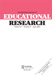 Cover image for Scandinavian Journal of Educational Research, Volume 67, Issue 4, 2023