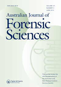 Cover image for Australian Journal of Forensic Sciences, Volume 47, Issue 2, 2015