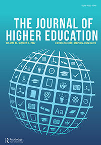 Cover image for The Journal of Higher Education, Volume 93, Issue 7, 2022