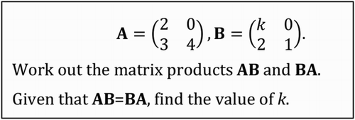 Figure 5. Implicit expectation of algebraic manipulation. University of London GCE Ordinary Level Mathematics Syllabus B Paper 2, June 1980.