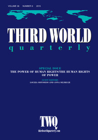 Cover image for Third World Quarterly, Volume 36, Issue 6, 2015