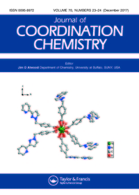 Cover image for Journal of Coordination Chemistry, Volume 70, Issue 23, 2017