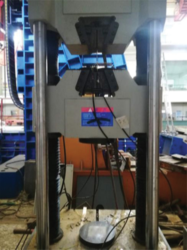 Figure 1. Drawing of tensile test apparatus.