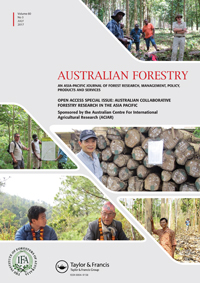 Cover image for Australian Forestry, Volume 80, Issue 3, 2017