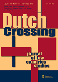 Cover image for Dutch Crossing, Volume 46, Issue 3, 2022