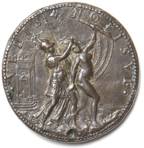 Figure 5. Medal of Camillo Agrippa (c. 1585).42