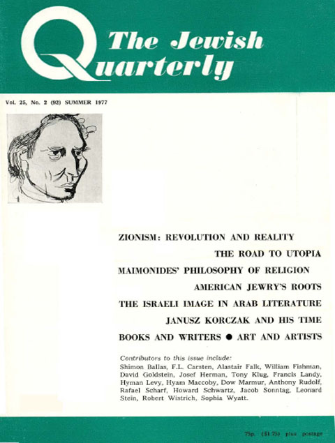 Cover image for Jewish Quarterly, Volume 25, Issue 2, 1977