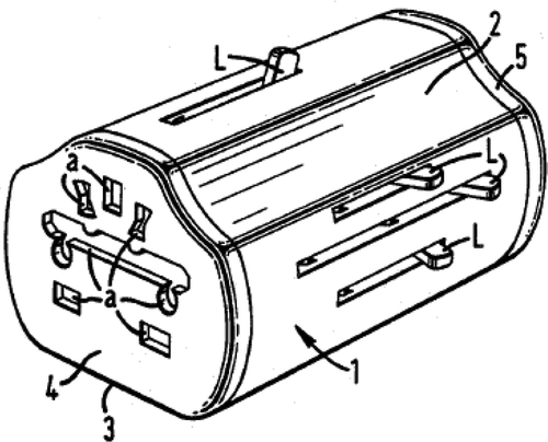 Figure 10. The universal adaptor patent no. US 4626052.