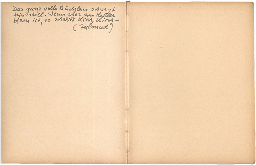 Figure 6. Arno Nadel Archive ARC. Ms. Var. 469 01 11.2 Series 01: Manuscripts Notebook 1 II.