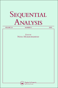 Cover image for Sequential Analysis, Volume 34, Issue 3, 2015