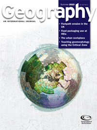 Cover image for Geography, Volume 107, Issue 2, 2022
