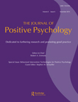Cover image for The Journal of Positive Psychology, Volume 9, Issue 6, 2014