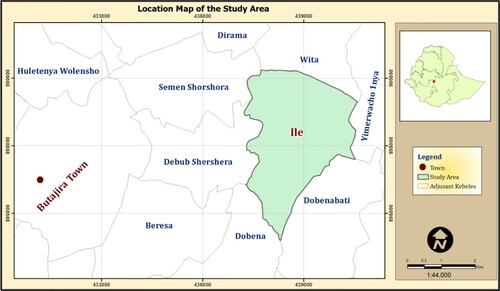 Figure 1. Base map of the study area.