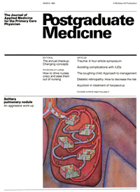 Cover image for Postgraduate Medicine, Volume 73, Issue 3, 1983