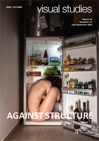 Cover image for Visual Studies, Volume 38, Issue 3-4, 2023