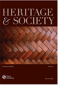 Cover image for Heritage & Society, Volume 8, Issue 1, 2015