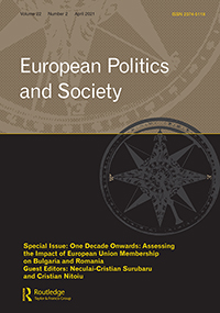 Cover image for European Politics and Society, Volume 22, Issue 2, 2021
