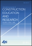 Cover image for International Journal of Construction Education and Research, Volume 11, Issue 3, 2015