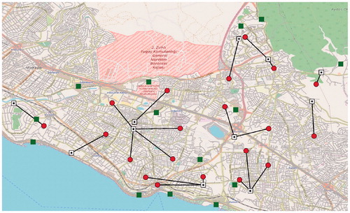 Figure 2. Solution of Istanbul_50.